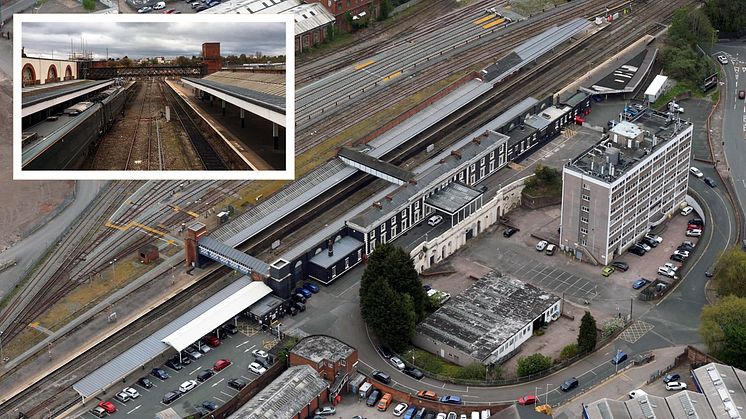 Station platform canopies to be restored at Worcester Shrub Hill