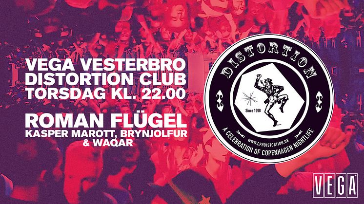 Distortion Club og Miss Draghouse. En uforglemmelig weekend venter i VEGA