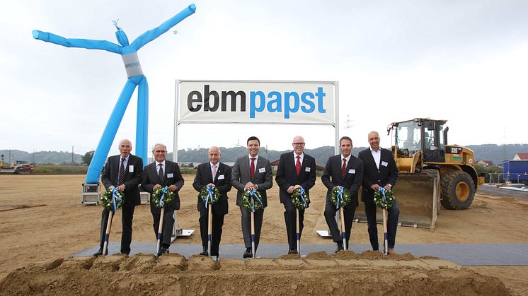 ebm-papst investerar 14 miljoner € i ny fabriksbyggnad vid sin anläggning i Landshut