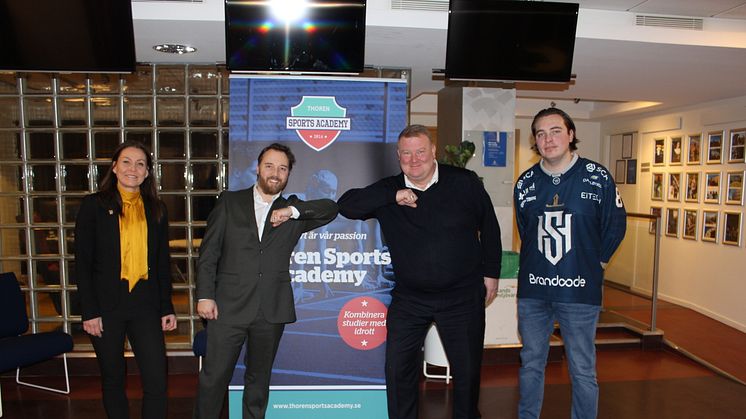 Thoren Business School Sundsvall och Sundsvall Hockey har kommit överens om ett fortsatt samarbete kring hockeygymnasiet.