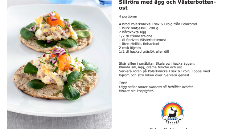 Sillröra med ägg och Västerbottenost