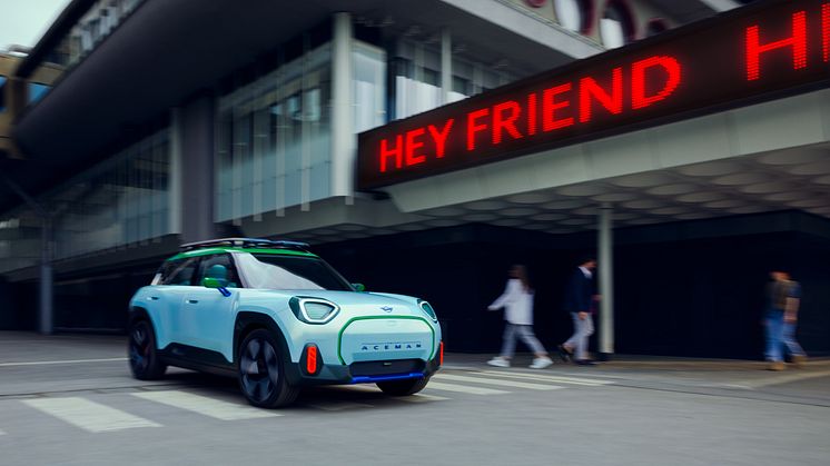 MINI Concept Aceman: En forsmak på MINI-familiens første elektriske crossover