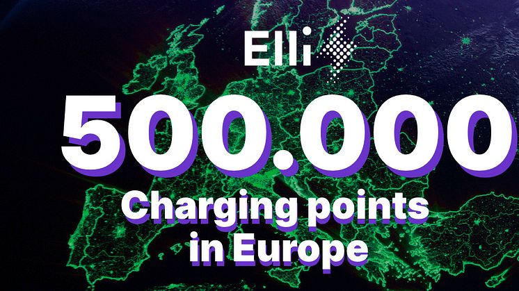 500 000 laddningspunkter i Europa från Elli.