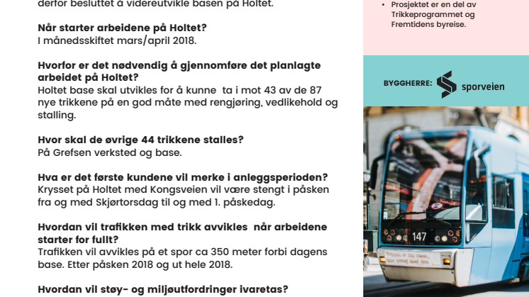 Fremtidens byreise  til Holtet - buss for trikk på Ekebergbanen i påsken
