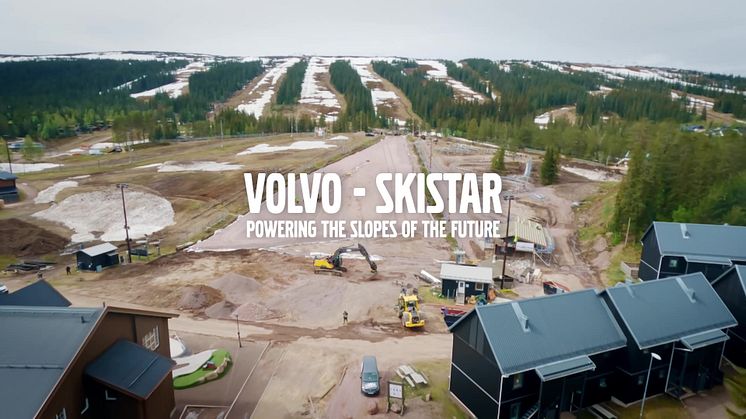 SkiStar och Volvo CE samarbetar för fler hållbara fjällupplevelser 