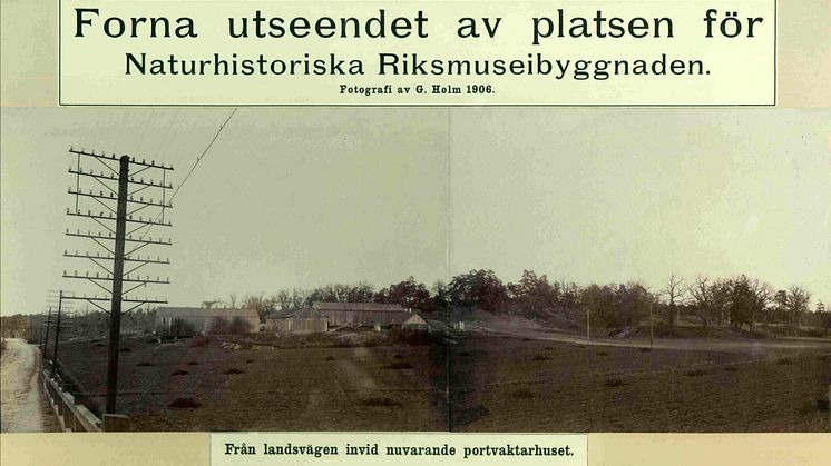 Naturhistoriska riksmuseet 100 år - så såg det ut innan.