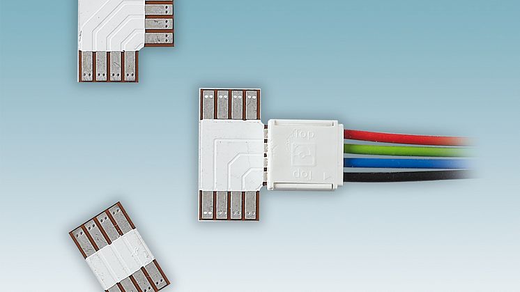 New PCB connectors for flexible LED PCBs