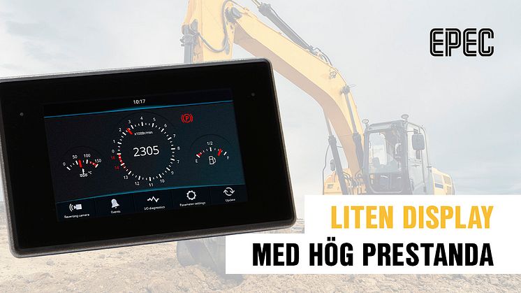 Liten display med hög prestanda från Epec