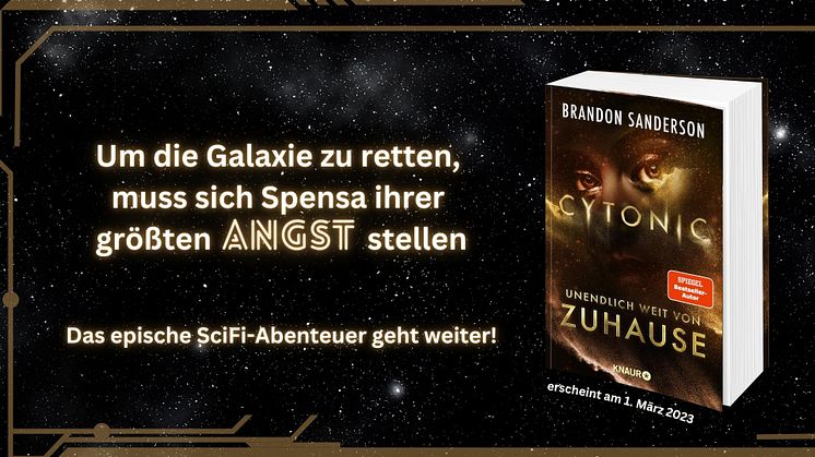 Brandon Sandersons epische “Claim the Stars”-Reihe nimmt Fahrt auf!