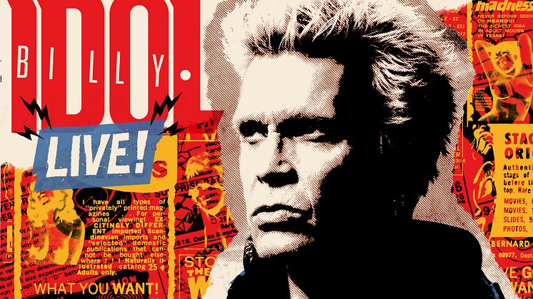 Billy Idol spelar på Gröna Lunds Stora Scen den 26 juli kl. 20.00