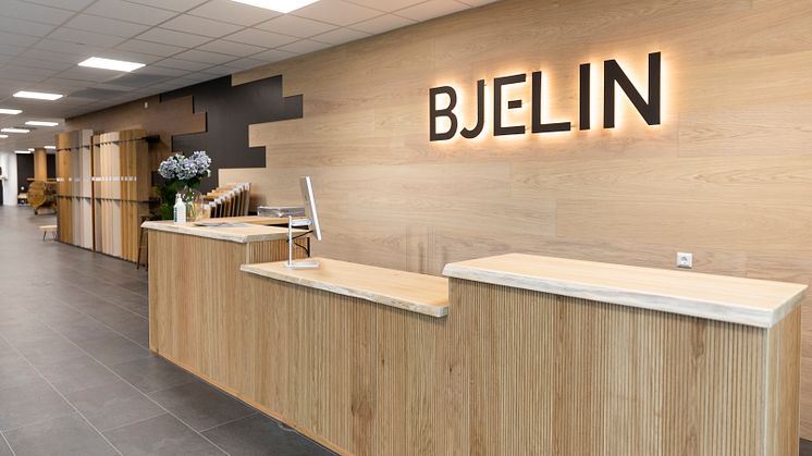 Bjelins nya showroom i Helsingborg