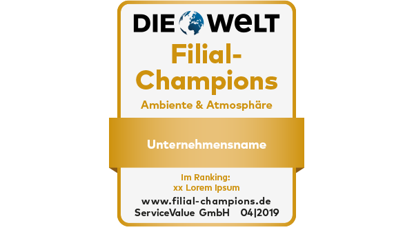 Zum Verweilen schön: Deutschlands Filial-Champions