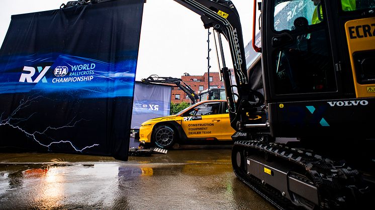 Ny eldriven era i World RX tar fart med Volvo Construction Equipment som officiell ‘Track Build Partner’