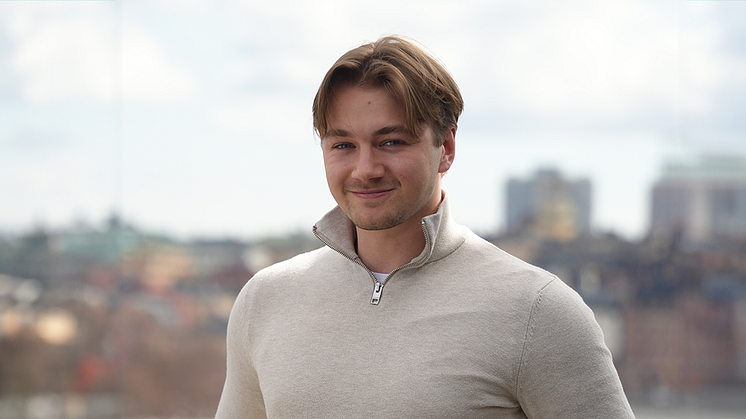 Nick Sandström är grundare av startupbolaget YoungNest.