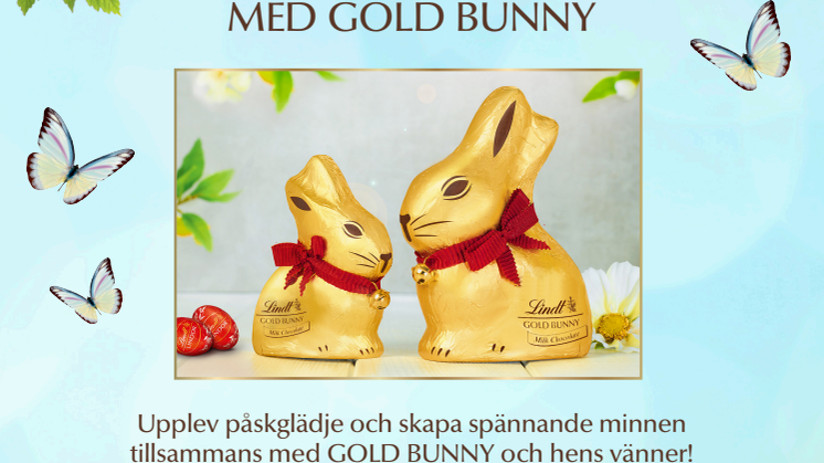 NYHET – BUGS & BEES MED GOLD BUNNY