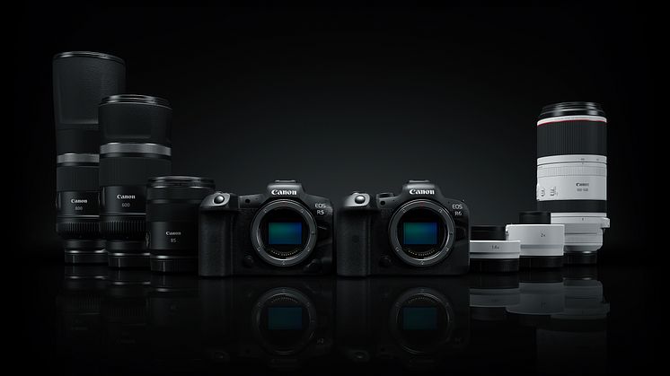 Valokuvauksen juhlaa! Canon täydentää EOS R -kamerajärjestelmää kahdella uudella järjestelmäkameralla ja neljällä objektiivilla