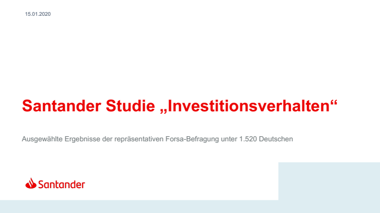 Investitionsverhalten der Bürger - Teil 2: Grüne Anlagen