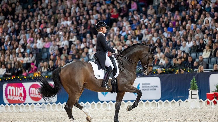 Isabell Werth at Lövsta Top 10, photo Roland Thunholm