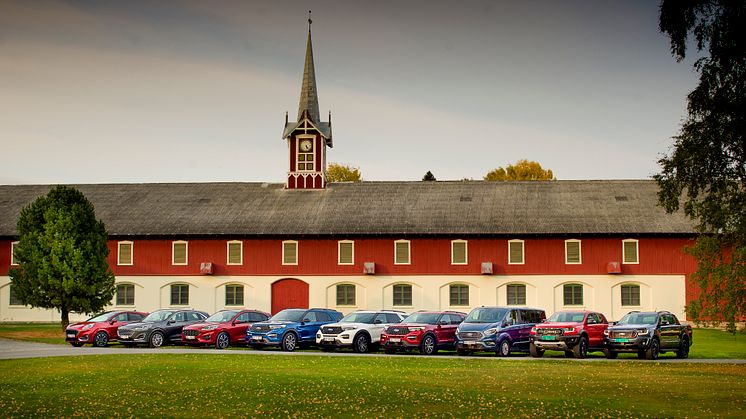 Flere Ford-modeller 2020 Norge
