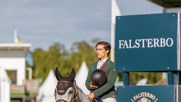 Brasiliansk blixtvinst i Falsterbo, Castro Aguiar Gomes De Lima snabbast i Stiftelsen Falsterbo Show Prize