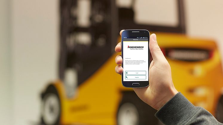 Call4Service: En av många nya digitala lösningar som Jungheinrich presenterar på CeMAT 2016