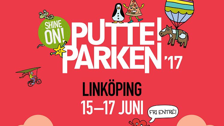 Putte i Parken-festivalen till Linköping 2017!