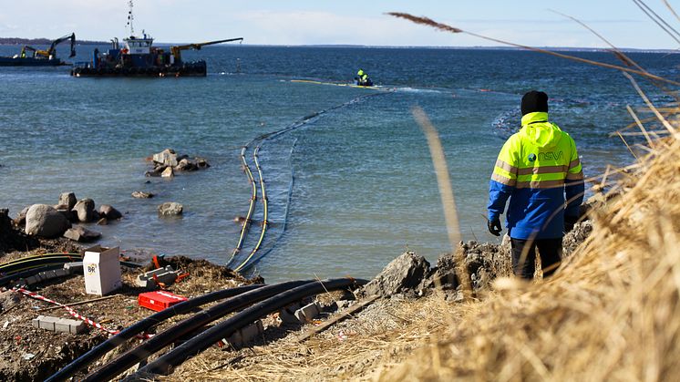 Svensk Sjöentreprenad slutför de nya VA-ledningarna till Ven