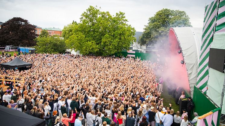 Konsert i Folkets park i Malmö som blir Eurovision Village 