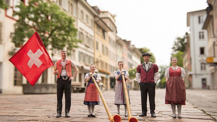 Beim Jodlerfest in Winterthur (c) Diana Weibel