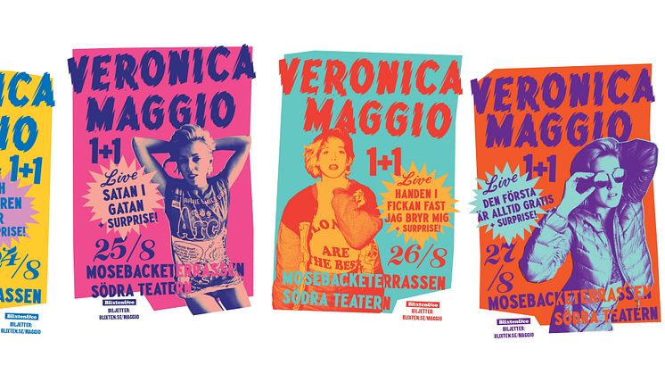 Veronica Maggio gör fem exklusiva spelningar på Mosebacketerrassen i augusti!