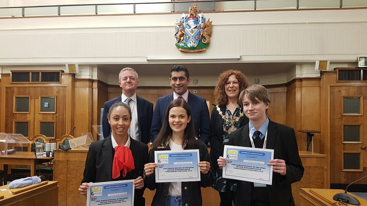 ​Woodhey pupil wins vote of confidence in UK Youth Parliament