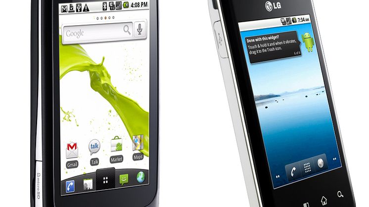 LG lancerer to nye Optimus smartphones med Android 2.2