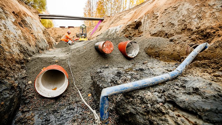 Två pumpstationer och sju kilometer vattenledningar kommer byggas från Lule älv till Boden Industrial Park. Bilden är från ett annat tillfälle, Foto: Mats Engfors / Fotographic