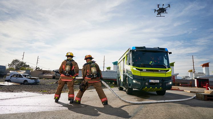 DJI and Rosenbauer