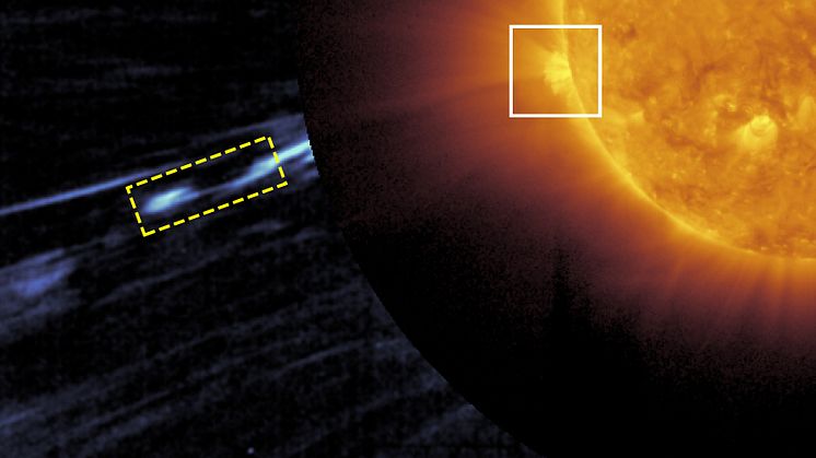 Luca Sorriso-Valvo, forskare vid Institutet för rymdfysik i Uppsala är en del av det internationella team som gjort observationer hur solens magnetfält viks ihop till S-formade så kallade "switchbacks". Bild: Telloni et al., APJL, 2022. 