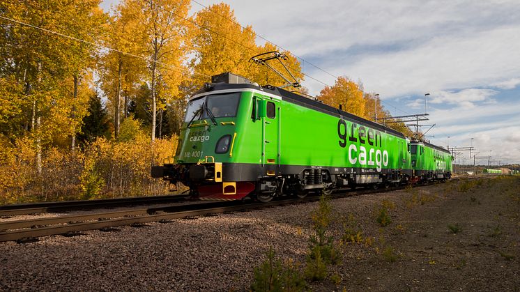 Green Cargos nya sexaxliga Transmontanalok som kan dra längre och tyngre tåg. Foto: Pär Johan Wedell