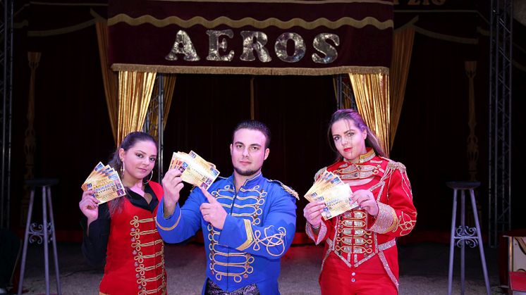 Zirkus Aeros in Leipzig - Freikarten für Bedürftige