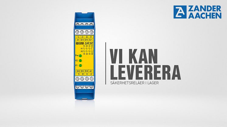 SÄKERHETSRELÄER I LAGER