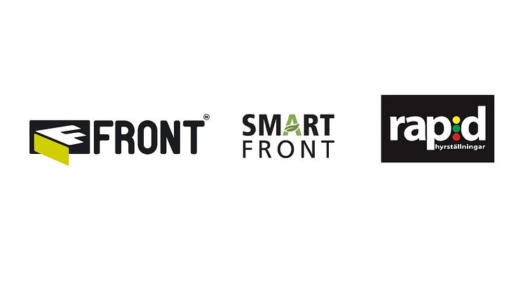 Frontkoncernen består av Front RK, SmartFront och rapid hyrställningar.