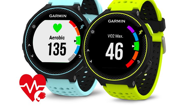 Forerunner® 230 og 235 med Garmin Elevate™ pulsteknologi