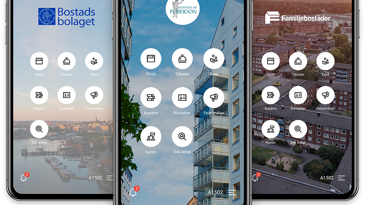 Familjebostäders hyresgäster i Göteborg testar digitala boendetjänster i app
