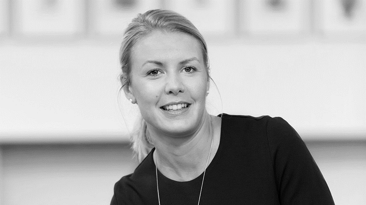 SPPs pensions- och sparekonom och ny chef för SPPs Kundcenter, Maja Englund. 