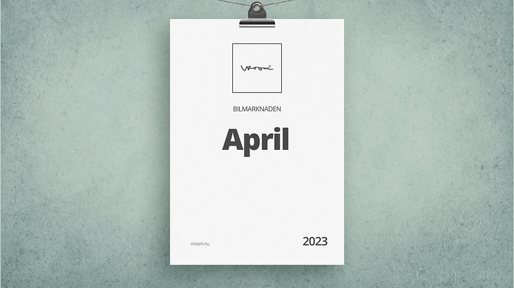 Bilmarknaden april 2023