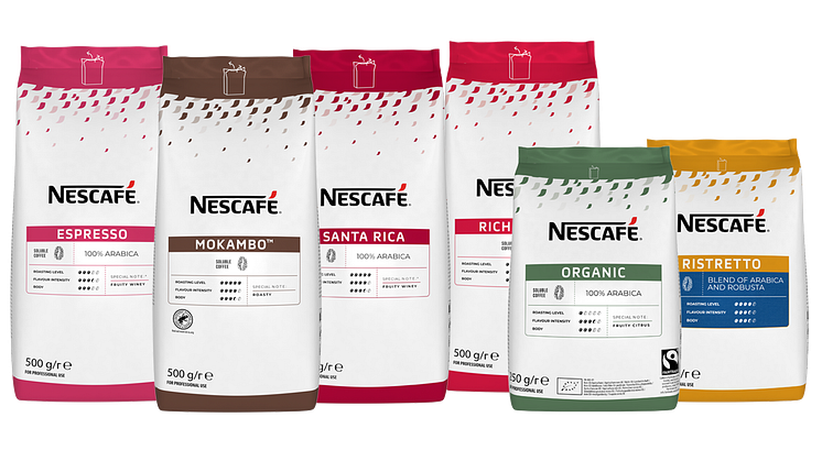 NESCAFÉ Vending-emballasjen er nå tilrettelagt for resirkulering