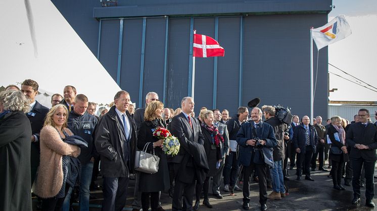 Scandlines' neue Hybridfähre auf den Namen "Copenhagen" getauft