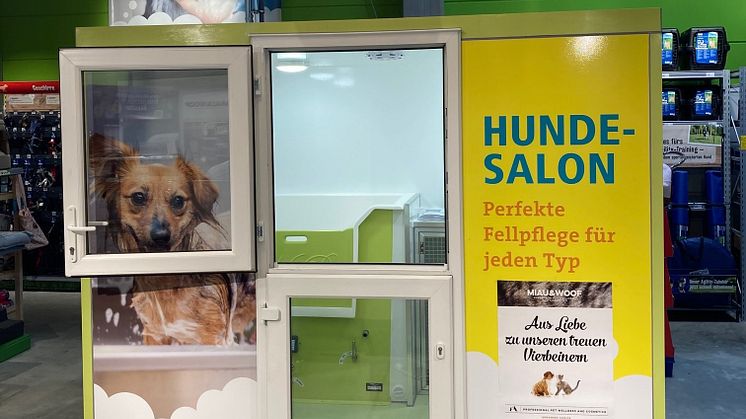 Der Fellini-Salon in Neumünster ist bereit für tierische Kundschaft. Quelle: Fressnapf Holding SE