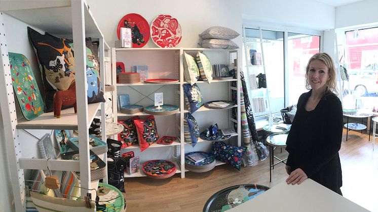 Pernilla Eriksson i ny butikslokal i Lindesberg