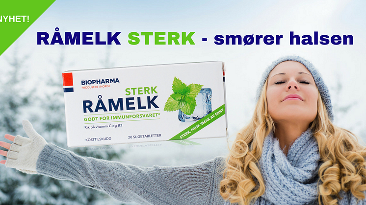 NYHET! Råmelk STERK - smører halsen