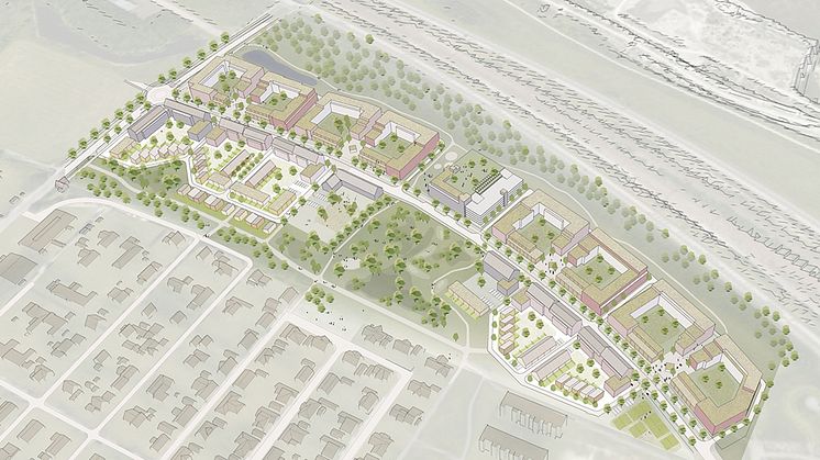 I nordöstra delen av Bunkeflostrand planeras för ett nytt område med ungefär 1000 bostäder.