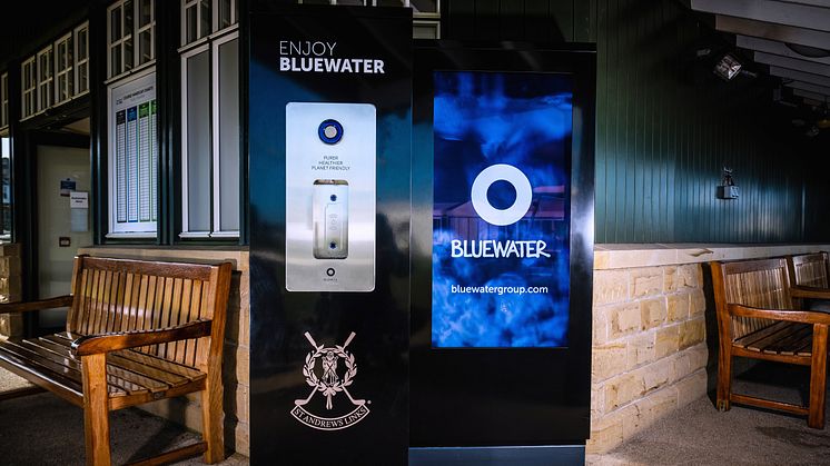 BLUEWATER HELPS DELIVER FINAL BLOW TO THROWAWAY PLASTIC BOTTLES AT ST ANDREWS LINKS, THE 'HOME OF GOLF'